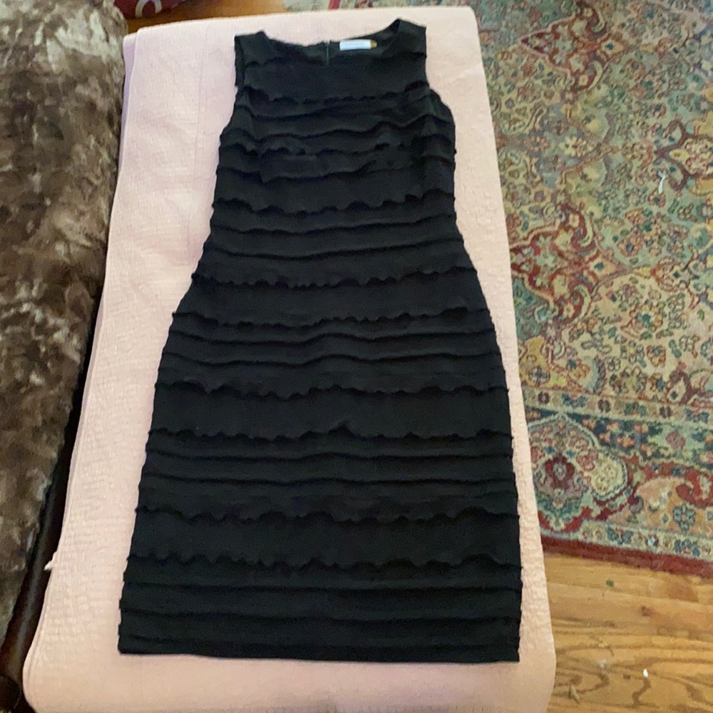 Calvin Klein little black dress; size 4.  Figure flattering